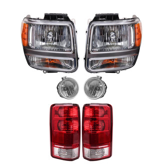 TRQ® - Driver and Passenger Side Replacement Headlights