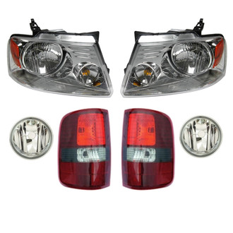 TRQ® - Driver and Passenger Side Replacement Headlights