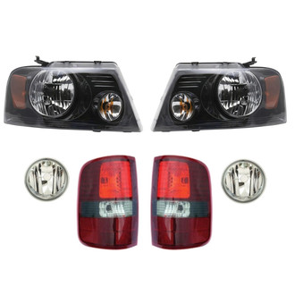TRQ® - Driver and Passenger Side Replacement Headlights