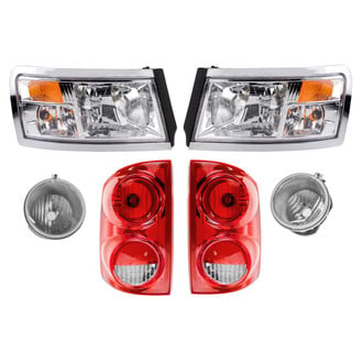 TRQ® - Driver and Passenger Side Replacement Headlights