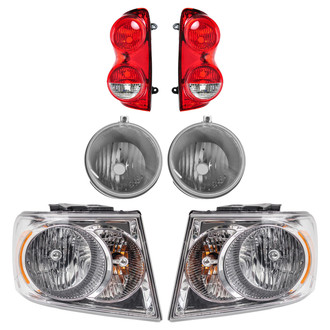 TRQ® - Driver and Passenger Side Replacement Headlights