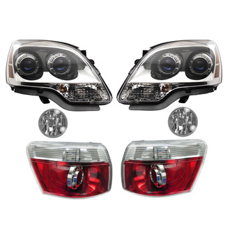 TRQ® - Driver and Passenger Side Replacement Headlights