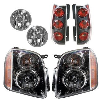TRQ® - Driver and Passenger Side Replacement Headlights