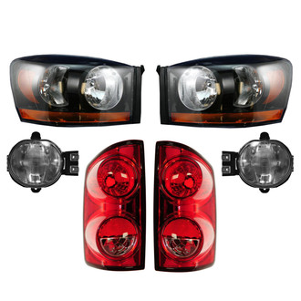 TRQ® - Driver and Passenger Side Replacement Headlight
