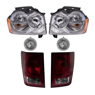 TRQ® - Driver and Passenger Side Replacement Headlights
