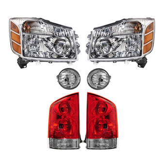 TRQ® - Driver and Passenger Side Replacement Headlights