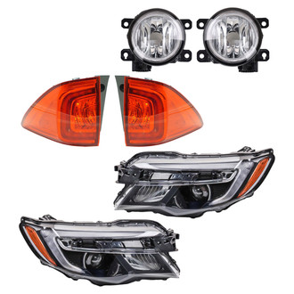 TRQ® - Driver and Passenger Side Replacement Headlights