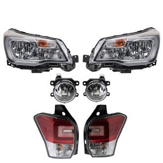 TRQ® - Driver and Passenger Side Replacement Headlights