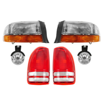 TRQ® - Driver and Passenger Side Replacement Headlights