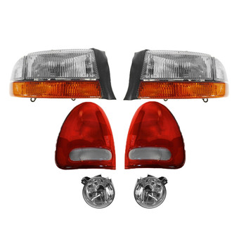 TRQ® - Driver and Passenger Side Replacement Headlights