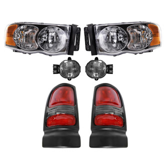 TRQ® - Driver and Passenger Side Replacement Headlights