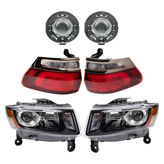 TRQ® - Driver and Passenger Side Replacement Headlights