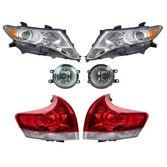 TRQ® - Driver and Passenger Side Replacement Headlights