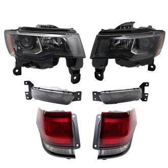 TRQ® LKA83850 - Driver and Passenger Side Replacement Headlights