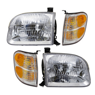TRQ® - Driver and Passenger Side Replacement Headlights