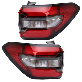 TRQ® - Driver and Passenger Side Outer Replacement Tail Lights