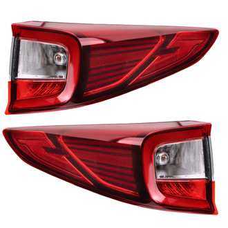 TRQ® - Driver Side Outer Replacement Tail Lights