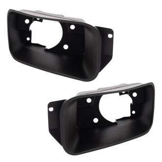 TRQ® - Front Driver and Passenger Side Fog Light Bezels
