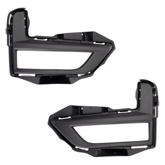 TRQ® - Front Driver and Passenger Side Fog Light Bezel