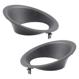 TRQ® - Front Driver and Passenger Side Fog Light Bezel