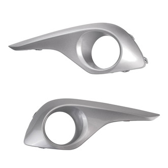 TRQ® - Front Driver and Passenger Side Fog Light Bezels