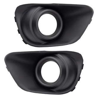 TRQ® - Front Driver and Passenger Side Fog Light Bezel