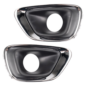 TRQ® - Front Driver and Passenger Side Fog Light Bezel