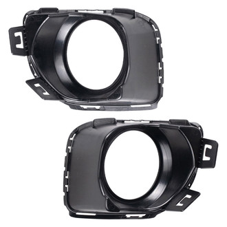 TRQ® - Front Driver and Passenger Side Fog Light Bezels