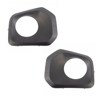 TRQ® - Front Driver and Passenger Side Fog Light Bezels