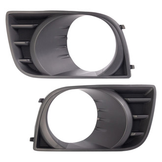 TRQ® - Front Driver and Passenger Side Fog Light Bezel