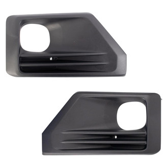 TRQ® - Front Driver and Passenger Side Fog Light Bezel
