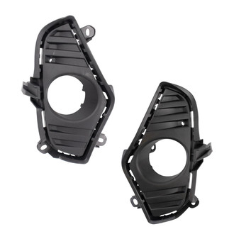 TRQ® - Front Driver and Passenger Side Fog Light Bezels