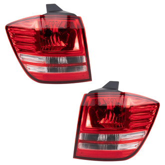 TRQ® - Driver and Passenger Side Outer Replacement Tail Lights