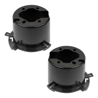 TRQ® - Front Driver and Passenger Side Fog Light Bracket Set