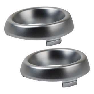 TRQ® - Front Driver and Passenger Side Fog Light Trim Set