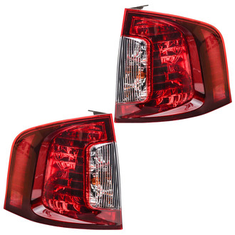 TRQ® - Driver and Passenger Side Replacement Tail Lights