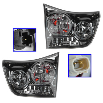 TRQ® - Driver Side Inner Replacement Tail Lights