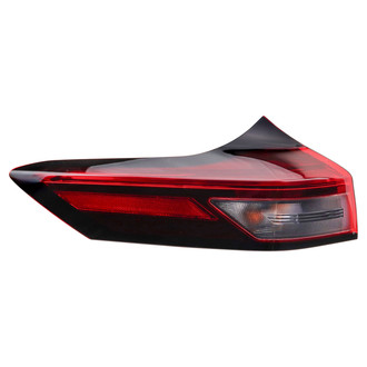 TRQ® - Driver Side Outer Replacement Tail Light