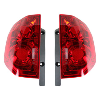 TRQ® - Driver and Passenger Side Replacement Tail Lights
