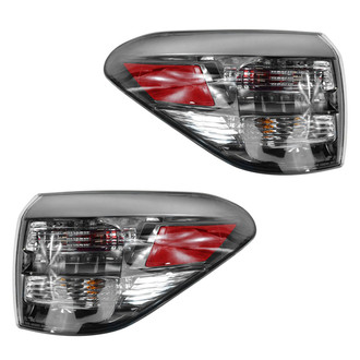 TRQ® - Driver and Passenger Side Outer Replacement Tail Lights