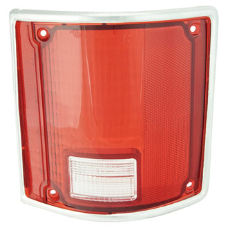 TRQ® - Passenger Side Outer Replacement Tail Light Lens