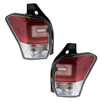 TRQ® - Driver and Passenger Side Replacement Tail Lights