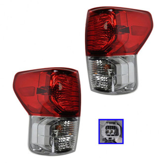 TRQ® - Driver and Passenger Side Inner Replacement Tail Lights