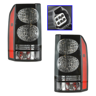 TRQ® - Driver and Passenger Side Replacement Tail Lights