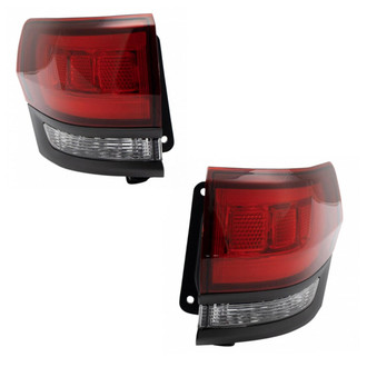 TRQ® - Driver and Passenger Side Outer Replacement Tail Lights