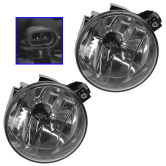 TRQ® - Driver or Passenger Side Replacement Fog Lights