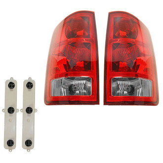 TRQ® - Driver and Passenger Side Replacement Tail Lights