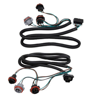 TRQ® - Driver and Passenger Side Replacement Tail Light Wiring Harness