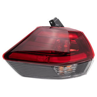 TRQ® - Driver Side Outer Replacement Tail Light