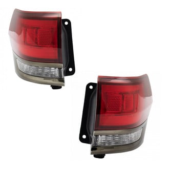 TRQ® - Driver and Passenger Side Outer Replacement Tail Lights